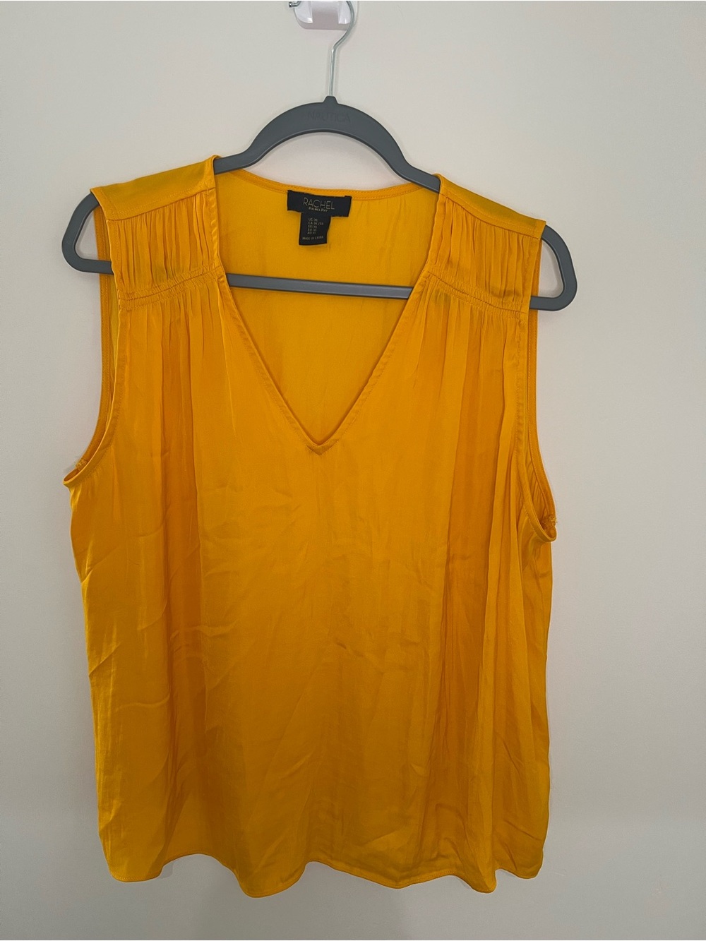 RACHEL Rachel Roy Mustard Yellow V-Neck Sleeveless Camisole